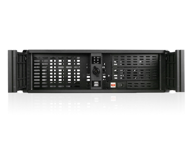 iStarUSA D-300-FS 3U Compact Stylish Rackmount Chassis with Front-mounted ATX Power Supply — view 6